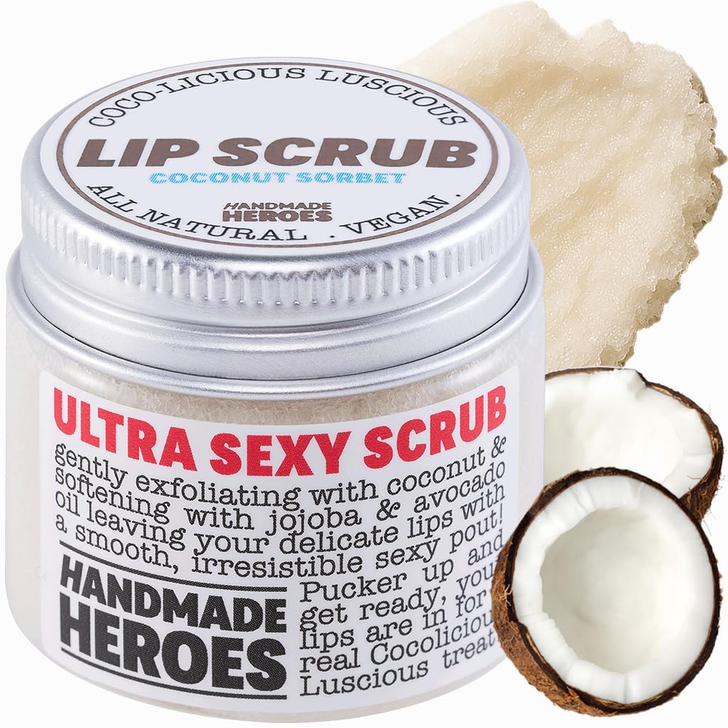 All Natural, Vegan Lip Scrub - Coco-licious Luscious Lip Scrub 1.4oz