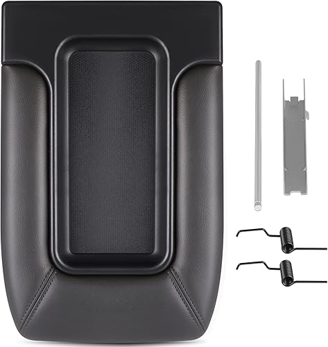 SCITOO Juego de tapa de repuesto para consola para GMC Sierra Chevrolet Silverado 2001 a 2007