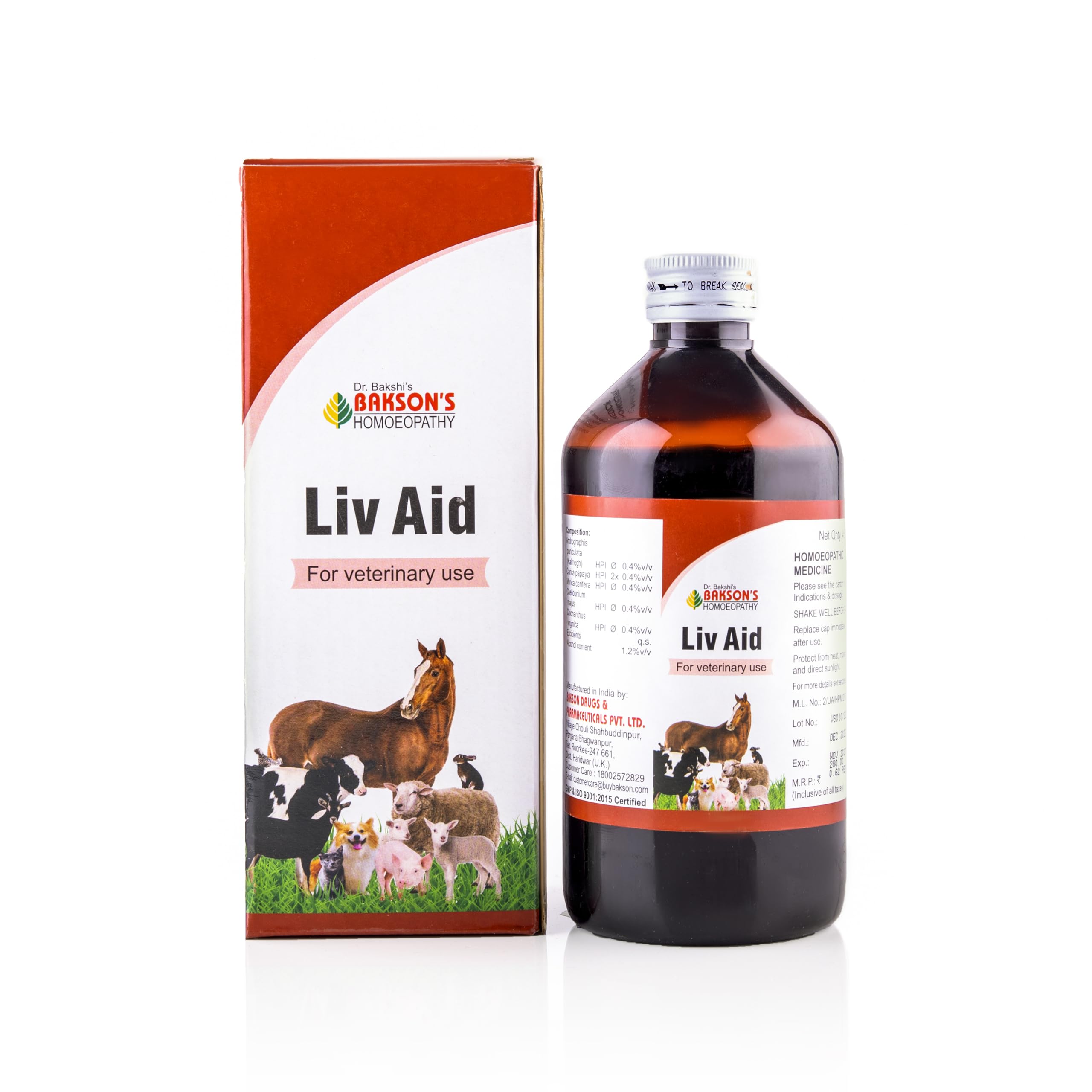 Bakson Veterinary | Liv Aid Tonic (450 ml)