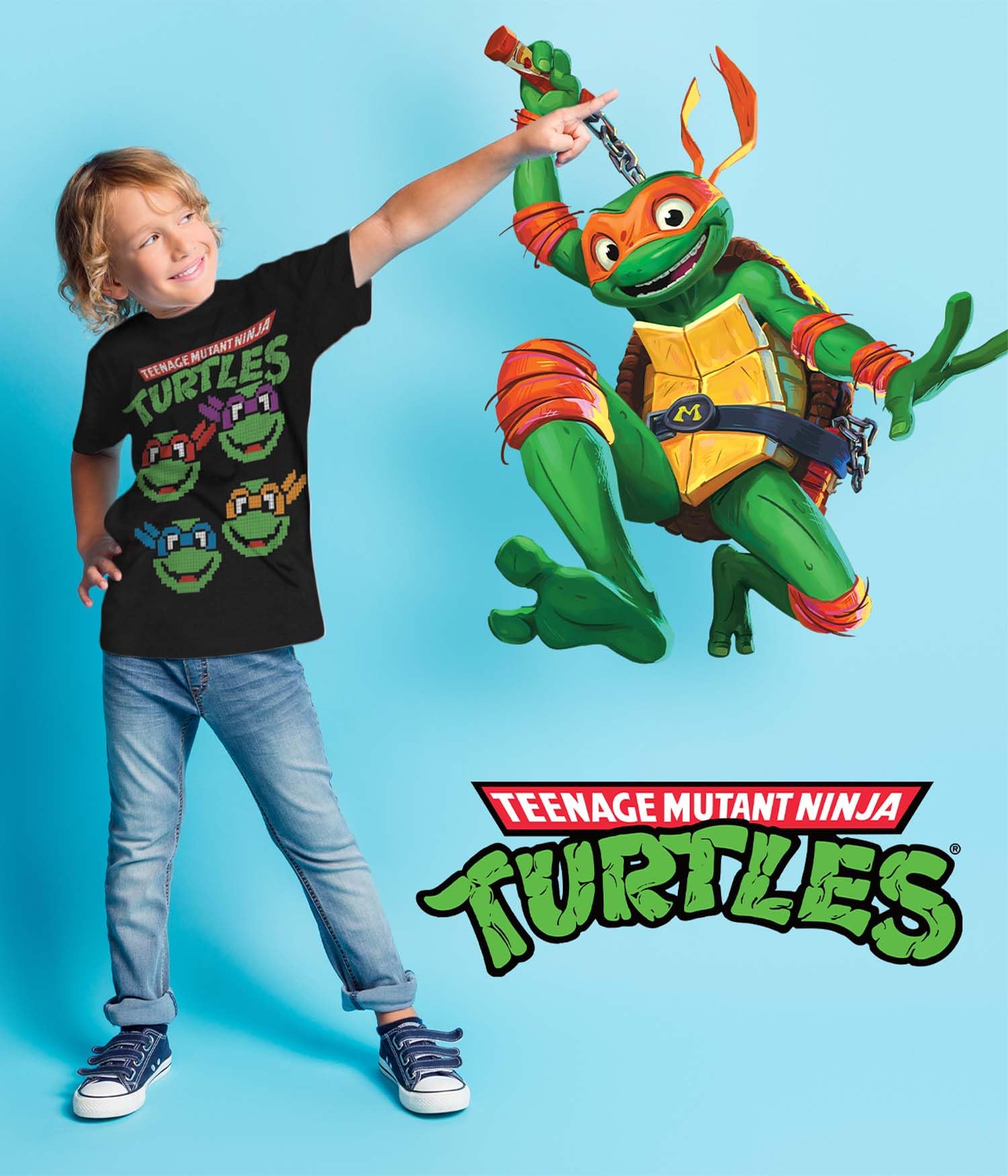 Ninja Turtles T-Shirt (Sets) Michelangelo Leonardo Raphael Donatello TMNT - Picture 19 of 43