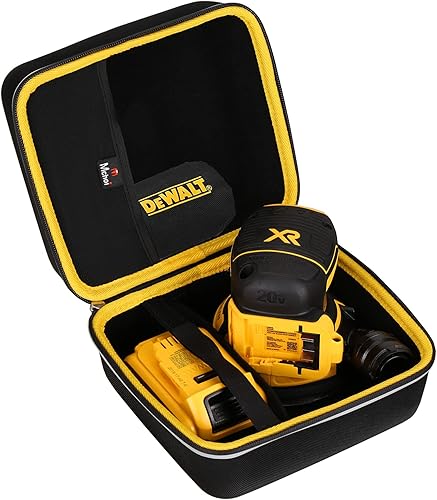 Miniatura 2 de Mchoi Estuche rígido portátil compatible con la herramienta de lijadora orbital DEWALT 20V MAX DCW210B, solo funda