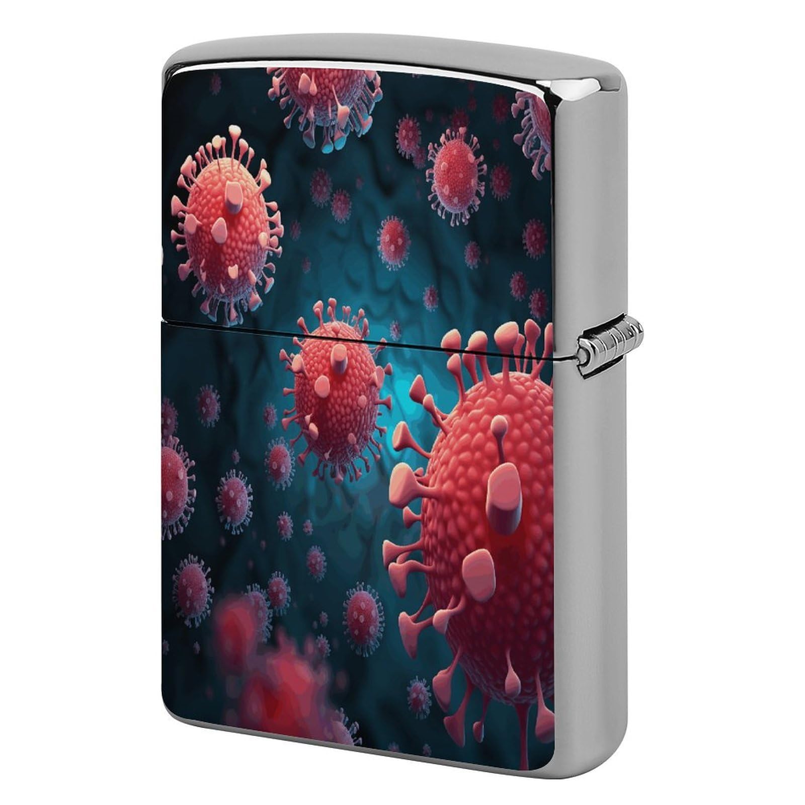 Fekiloot Style Full Of Dark Cartoons+ Lighter Case Cover Lighter Holder