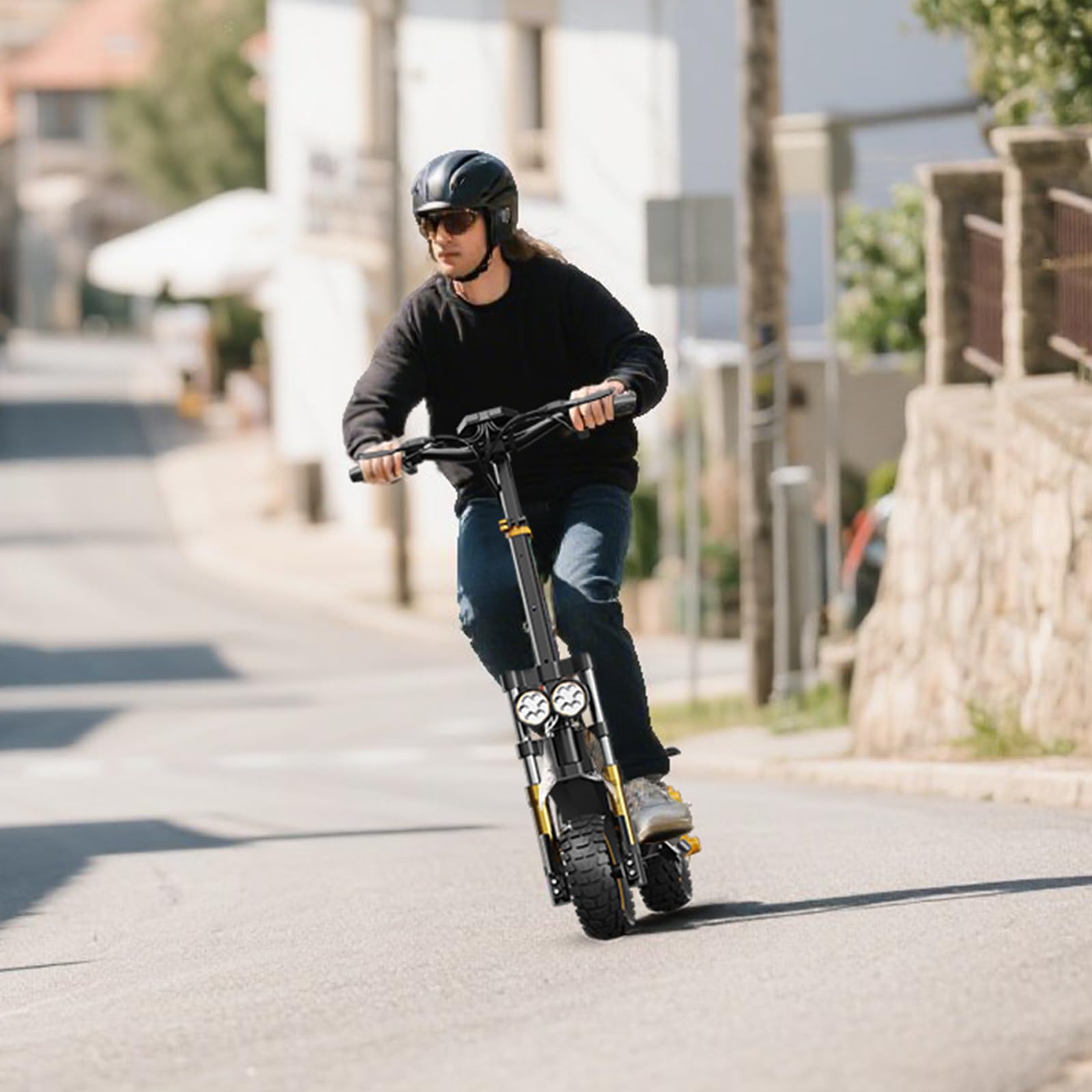 M5 Pro Trottinette Électrique, Batterie 48v 20.8Ah, Autonomie Max 70-80KM, Pneus Tout-Terrain 11 Pouces, 3 Modes De Vitesse, Écran Intelligent