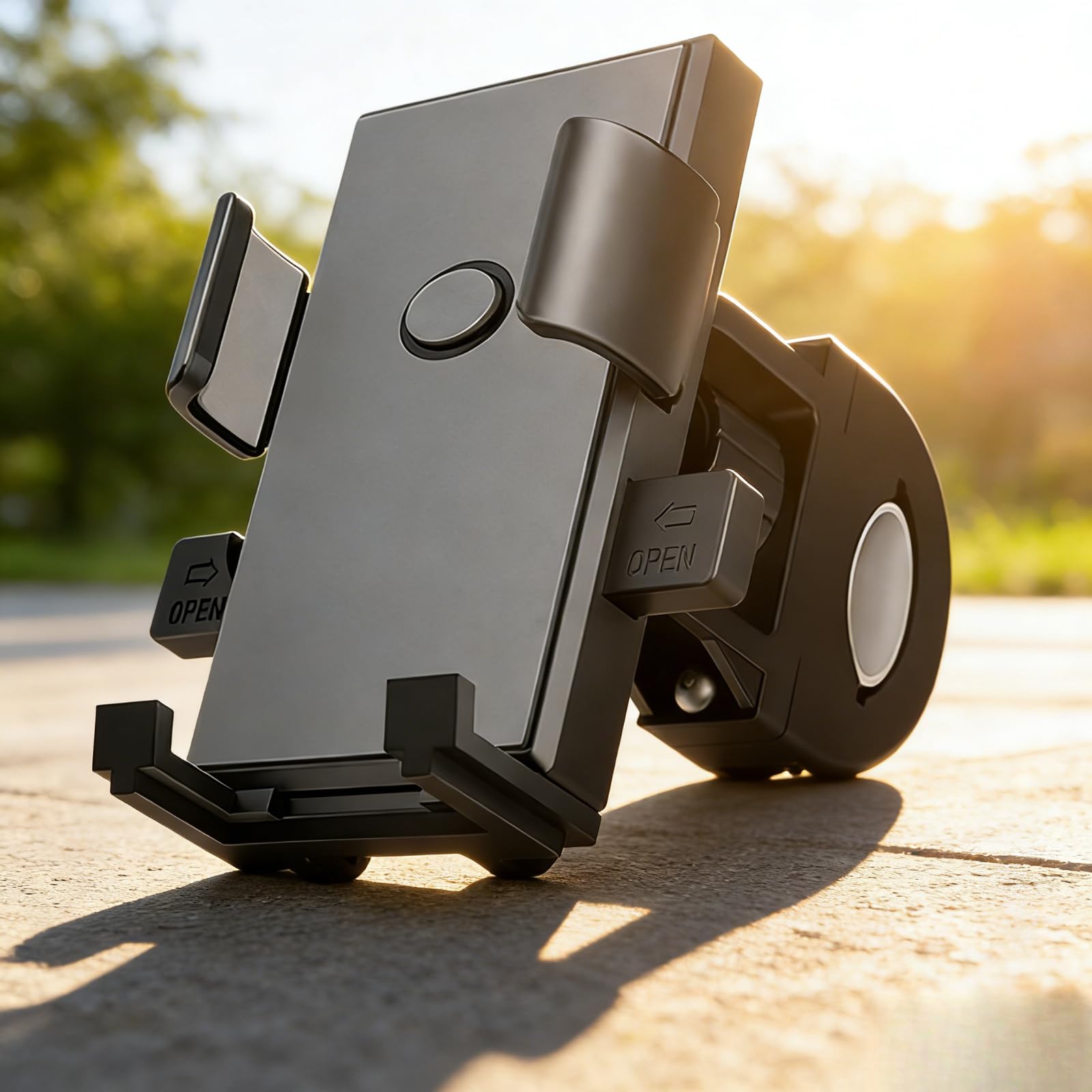 Support de téléphone universel pour moto et vélo, réglable pour vélo, scooter, VTT, vélo électrique, moto tout-terrain, verrouillage/libération rapide, rotation à 360°, amortisseur de