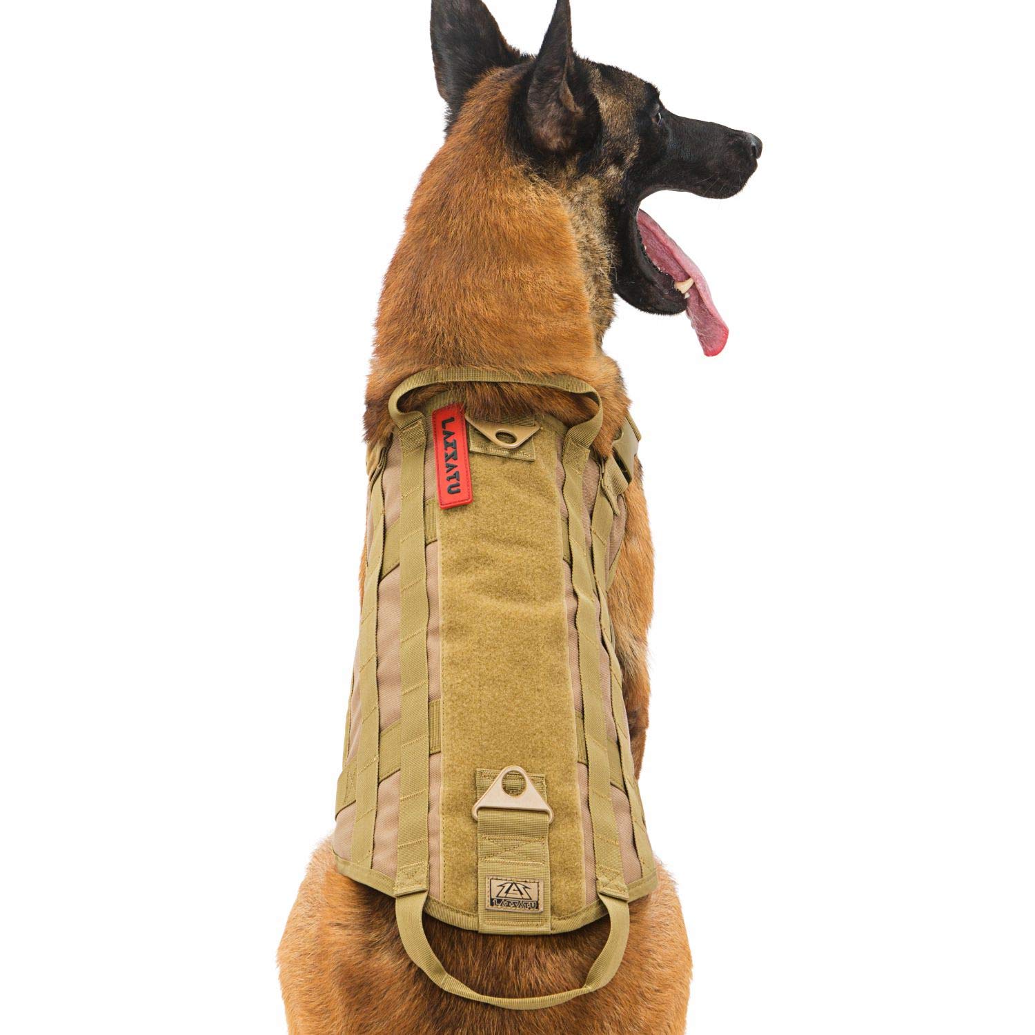 Buy LAISATU Tactical Service Dog Vest K9 Military Dog Harness with