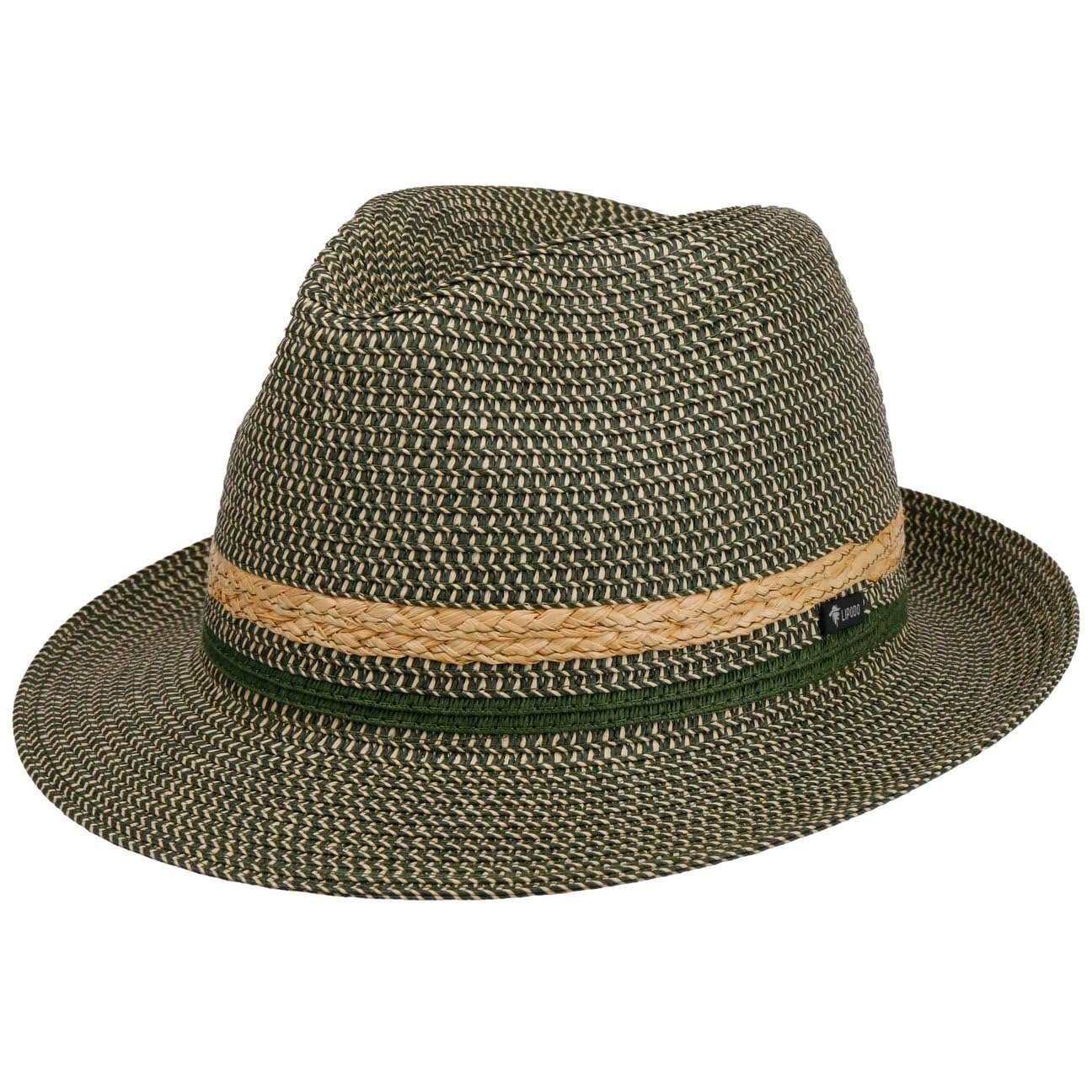 SOMBREROSHOP Costanzo Bogart Sombrero Fedora de Paja Hombre Primavera Verano