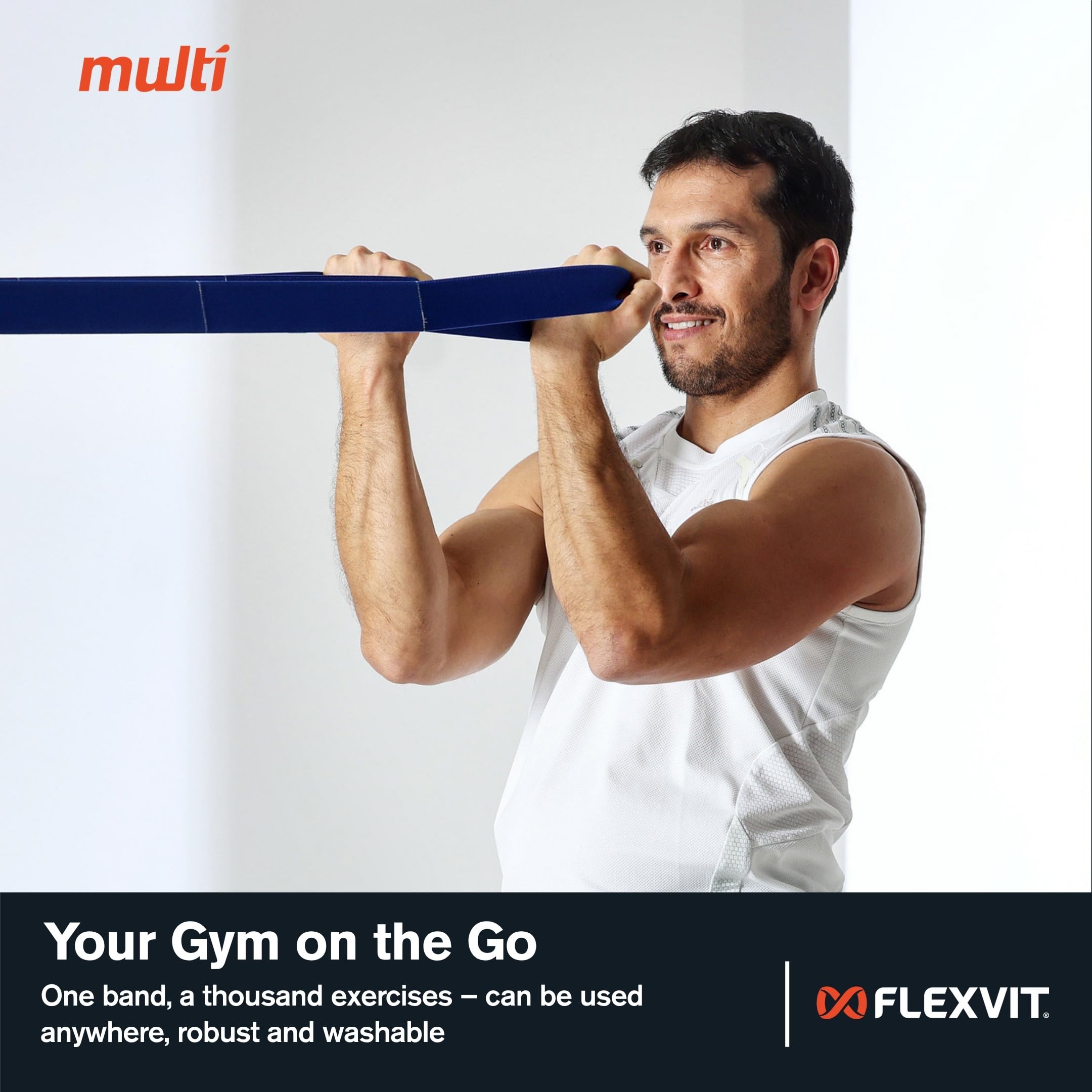 FLEXVIT Multi Power - Widerstandsband mit Schlaufen, 4 sterktes
