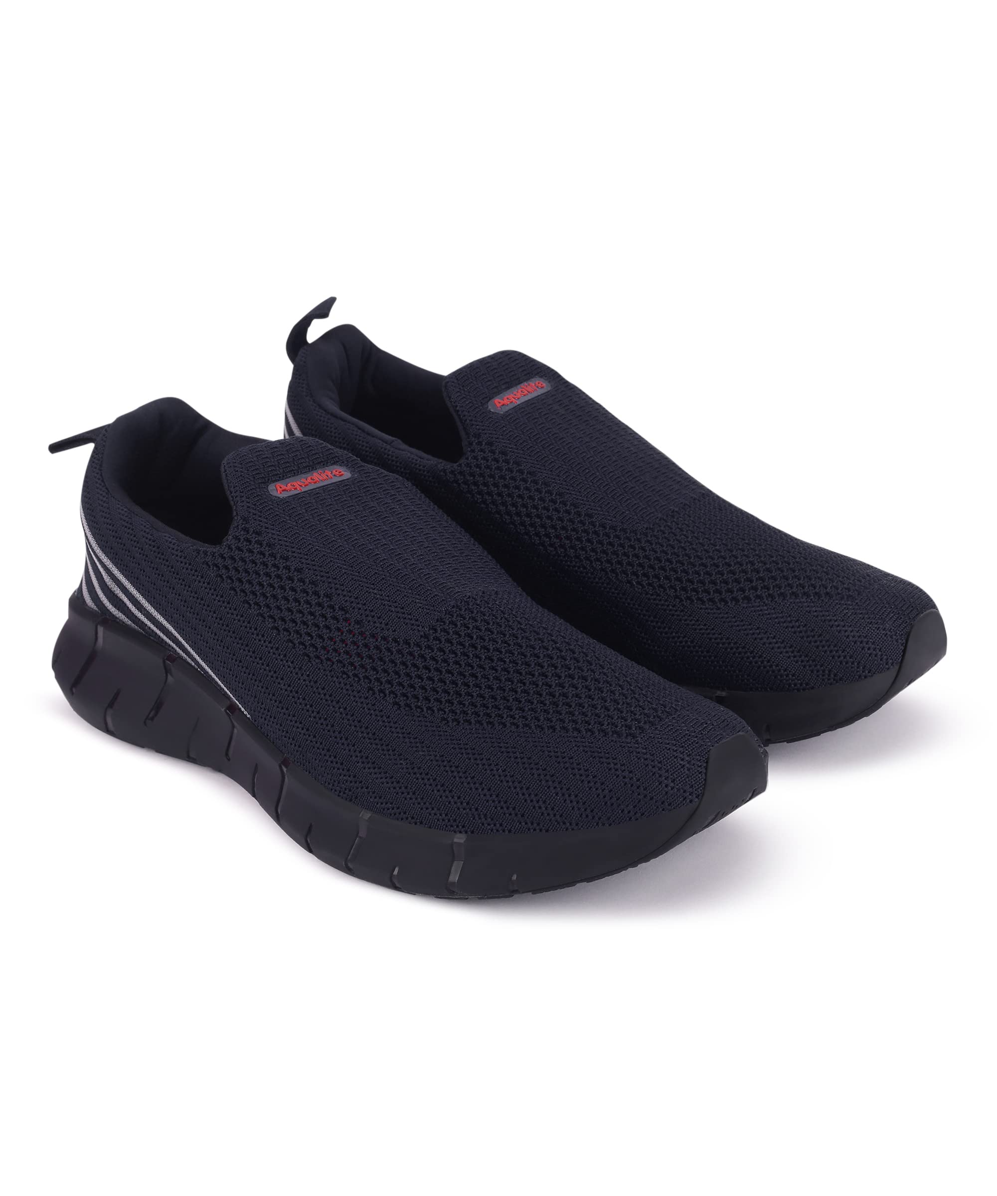 Aqualite Latest Casual Shoes ||Sneakers for Men||Running Shoes for Men || Sport Shoes for Mens || Memory Foam Insole Walking Shoes for Men, Navy Blue & Silver, UK 8 (B0C3HBLTMP) Amazon Price History, Amazon Price Tracker