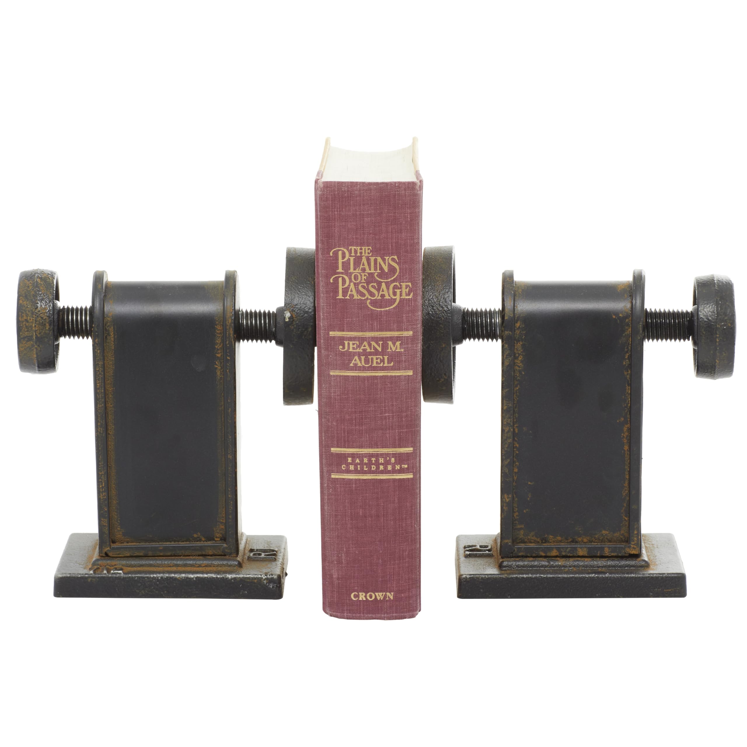 Aazon.co: Deco 79 Etal Bike Bookends With Wood Accents, Set Of 2 7"W