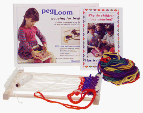 Harrisville Designs Friendly Loom Peg Loom Hardwood, Weaving Crafts For Kids Age 6 And Up #TOP1