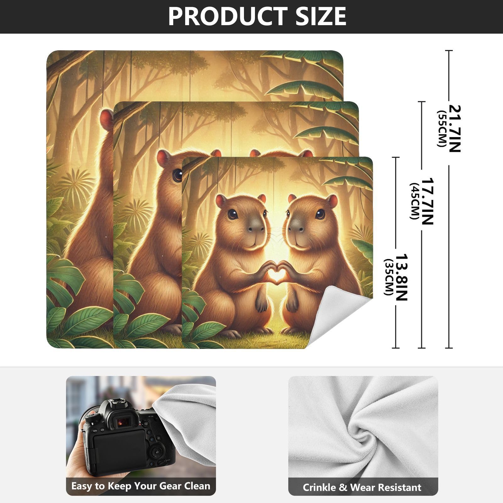 Joko Ivery Capybara Hearts Protective Wrap 13.8