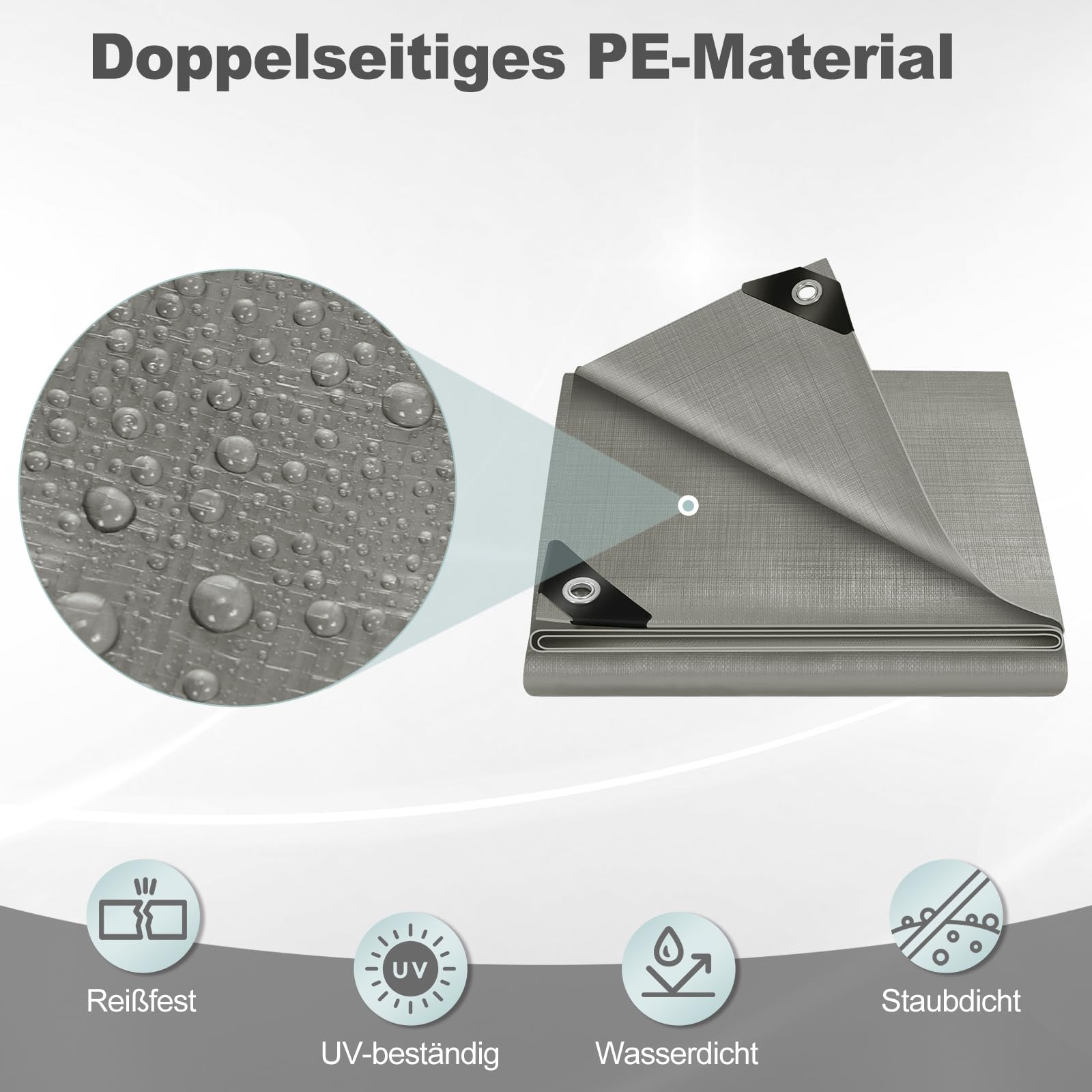 Telone Ignifugo E Impermeabile LLHFSW - Copertura Resistente Per Camion, Cantieri E Esterni