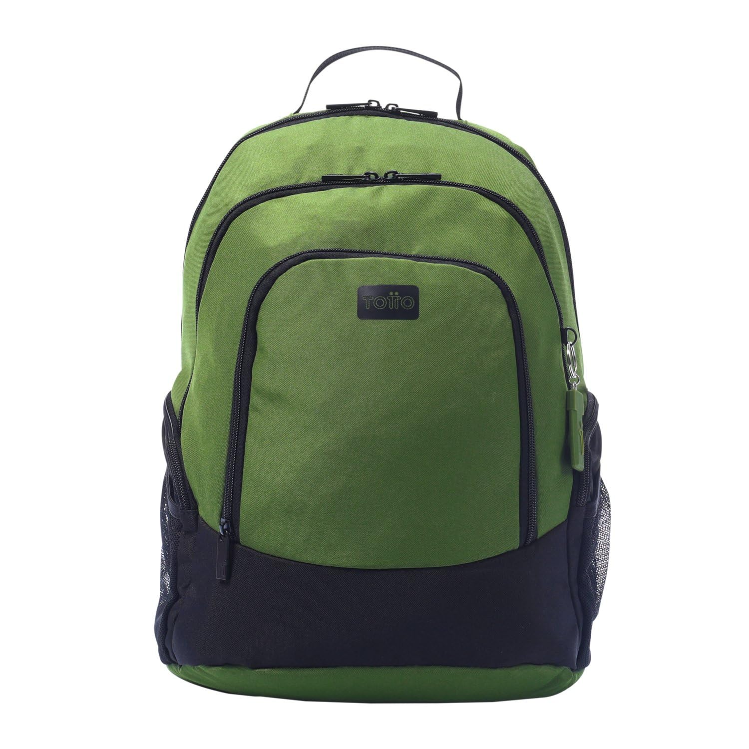 TOTTO - Mochila para Ordenador Portátil de 16 Pulgadas, Modelo Kuat, Capacidad 12L, 3 Compartimentos, 2 Bolsillos Botella, Cómodas Correas Acolchadas y Ajustables, Color Cedar Green