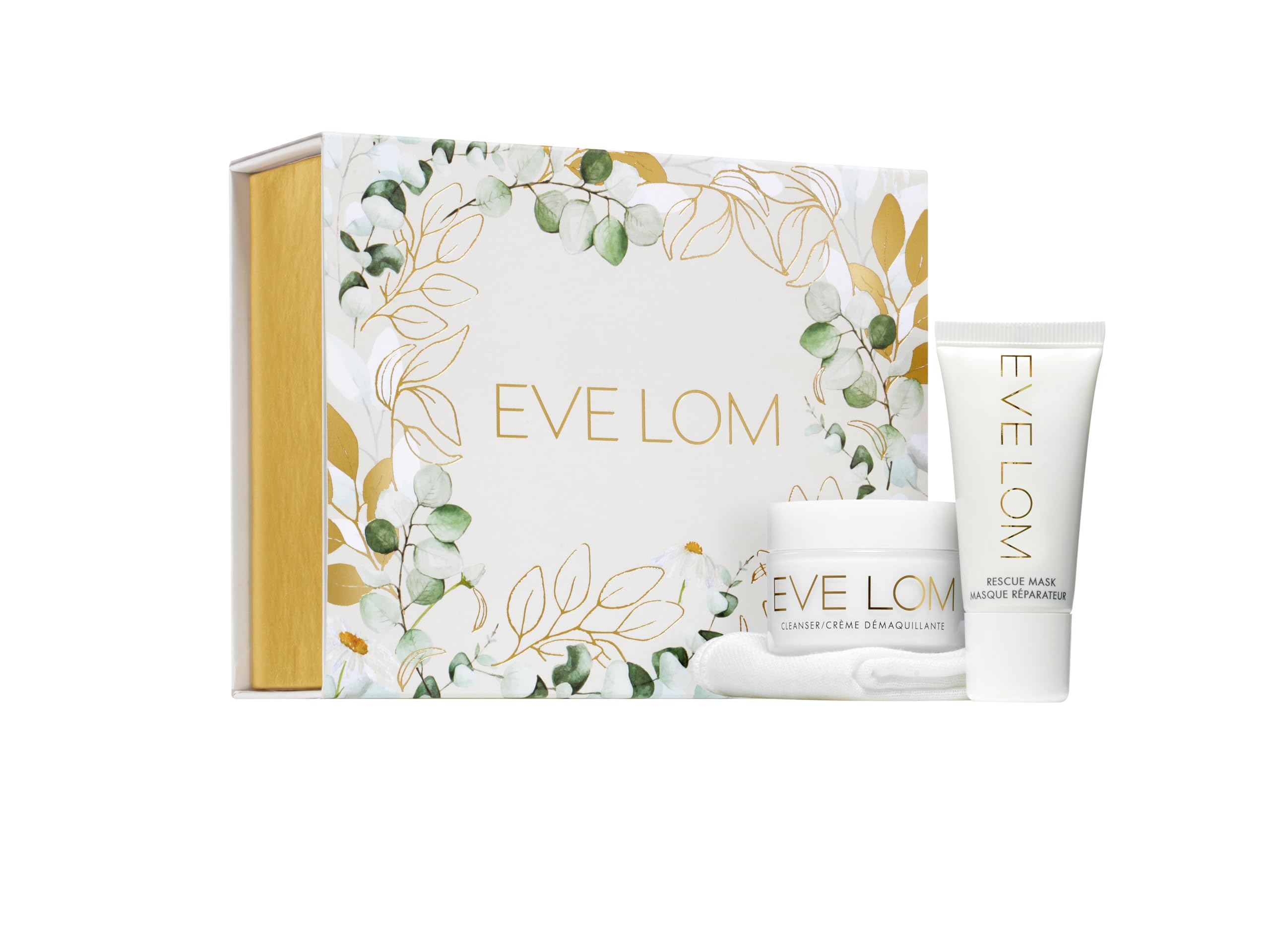 EVE LOMSkin Saviour Holiday Set - Iconic Cleanser Balm & Honey-Infused Clay Mask - Luxurious Beauty Ritual for Soft, Pure & Hydrated Skin - Botanical Skincare Essential Giftset