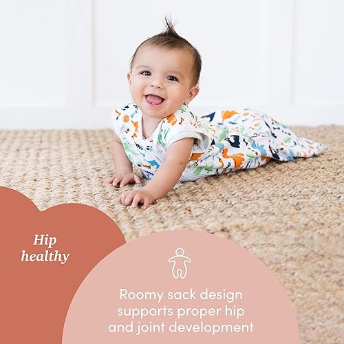 Miniatura 3 de SleepingBaby Zippy Freedom - Manta para bebé con cremallera, diseño de dinosaurio, pequeña (3 a 6 meses)