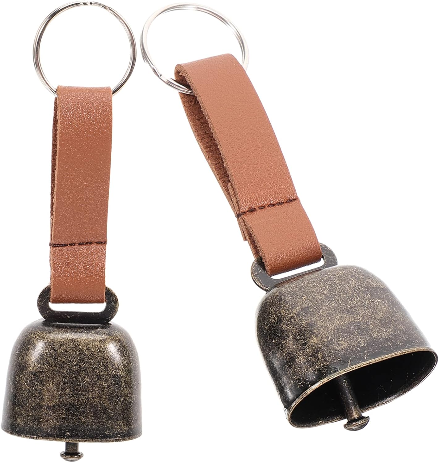 2-Pack Retro Bear Safety Bells for Outdoor Camping & Hiking