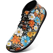 Barefoot Shoes Women Waterproof Wide Toe Shoes Lightweight Workout Shoes with Rubber Sole Leather