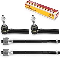 Vista 79 de Metrix Premium Chassis Parts - Kit de 4 piezas de extremos de barra de acoplamiento frontal exterior e interior compatible con Nissan Pathfinder