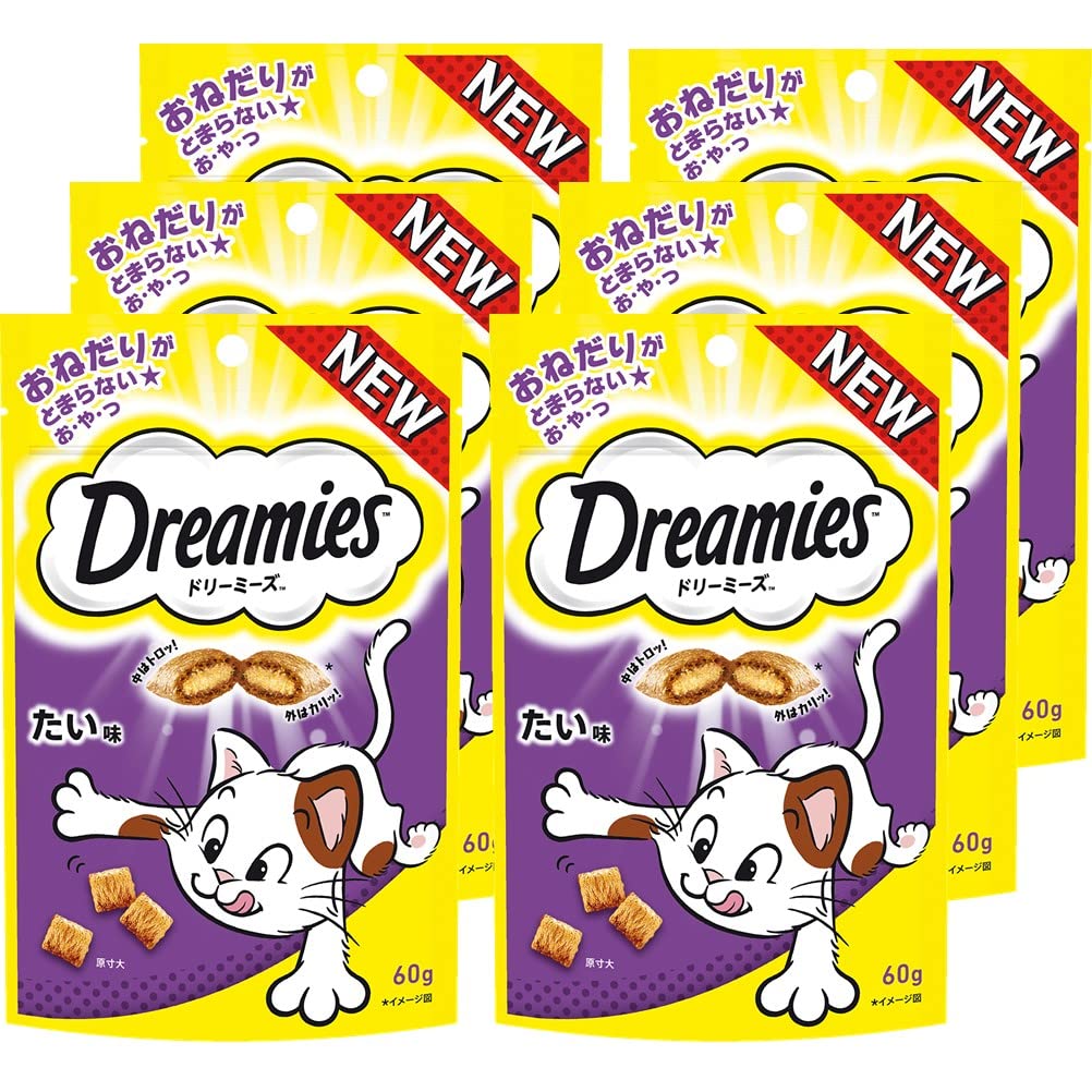 ドリーミーズ 猫用おやつ たい味 成猫用 60g×6袋(まとめ買い)商品画像