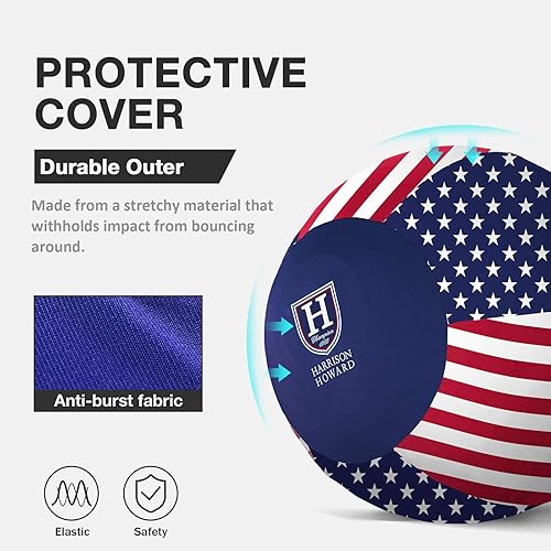 Miniatura 3 de Harrison Howard Howdy Bally Passion Star Print Mega Ball Cover para Equine-40 pulgadas