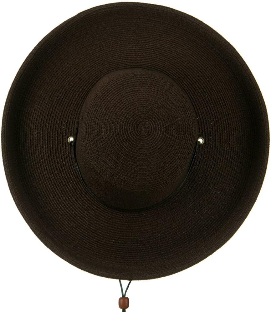 UPF 50+ Cotton Paper Braid Kettle Brim Hat