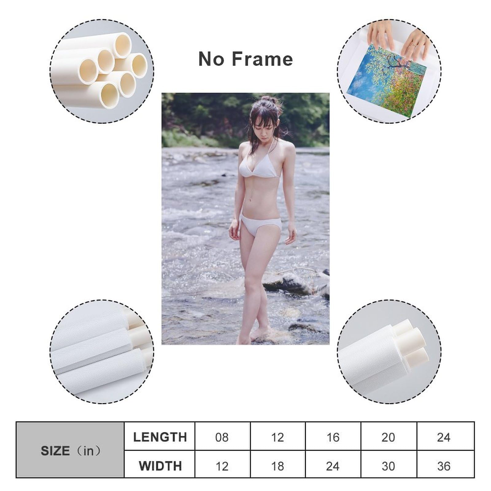 Amazon.co.jp: ポスター吉岡里帆水着写真かわいいセクシー清純