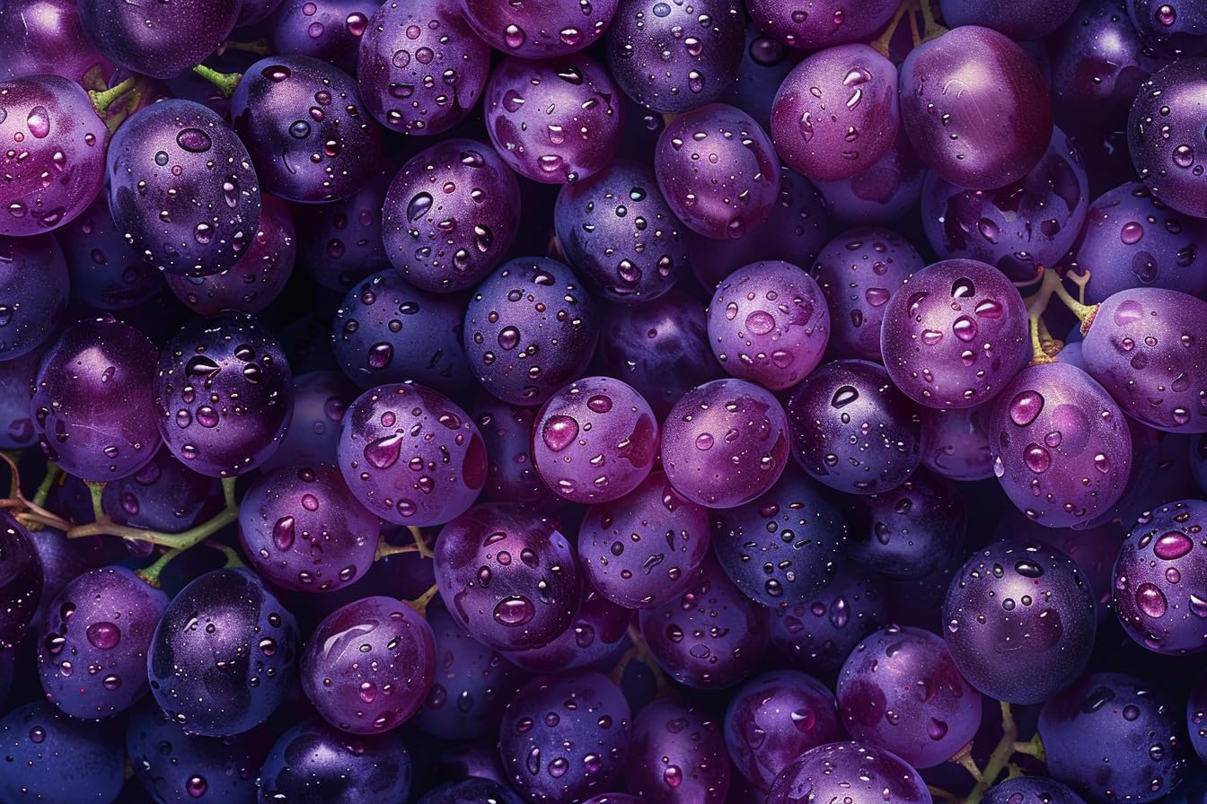 Adult & Friends Jigsaw Puzzle 500 Pieces, Purple Grape Wooden Jigsaw Puzzle for All Beginners - Take Your Time and Develop Patience - Dogs & Ladies