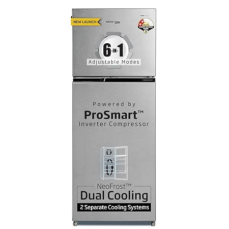 Voltas Beko, A Tata Product 243 L 2 Star Frost Free Inverter Doub...