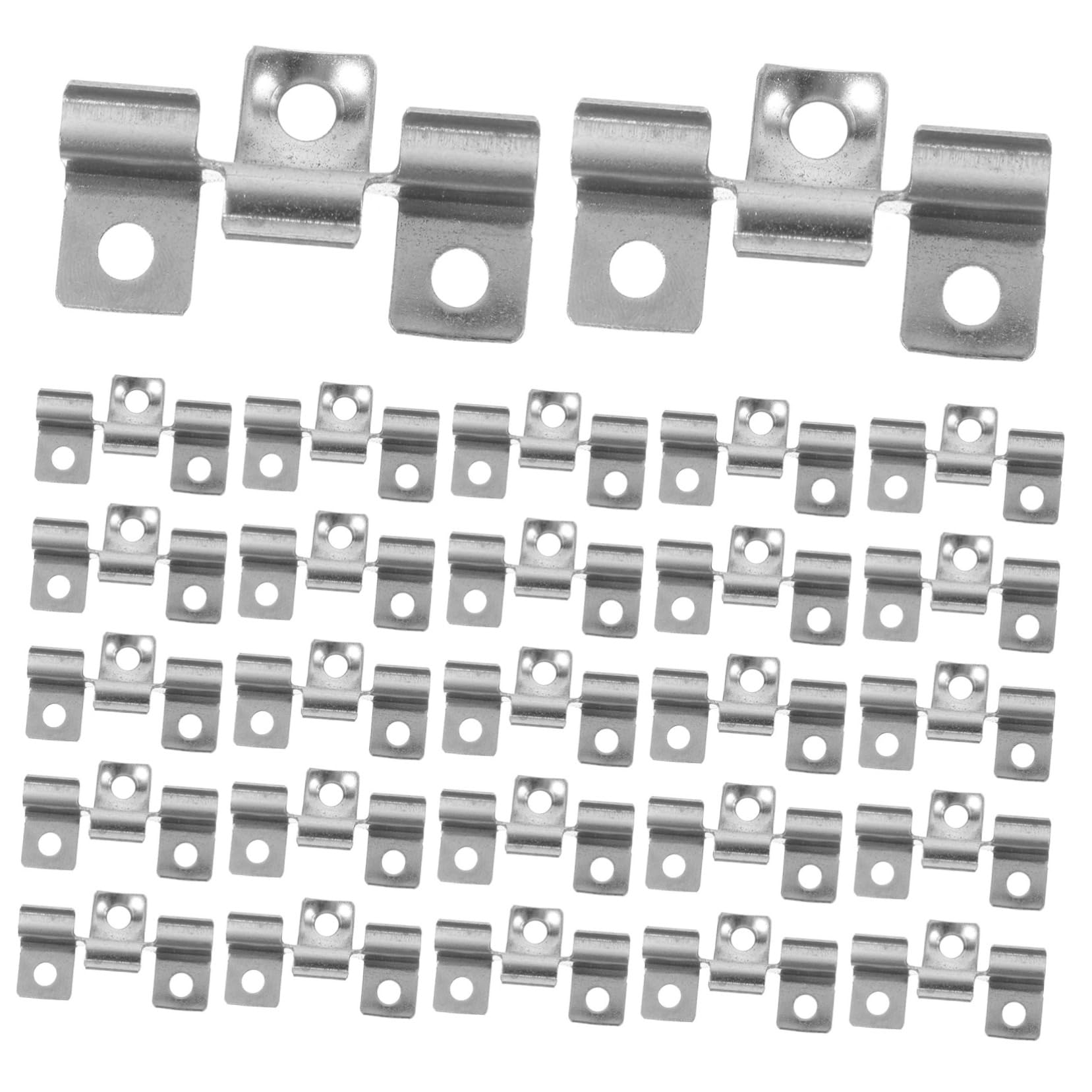 Fixations pour terrasse espacement réduit Tofficu clips planches 100pcs