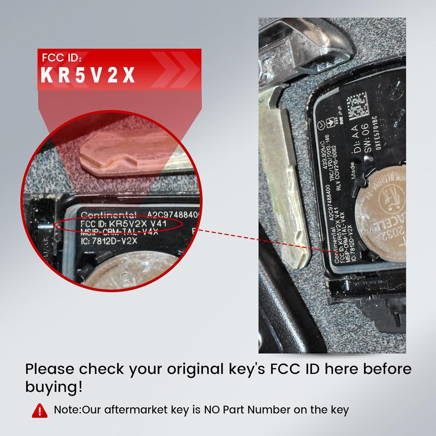 Beefunny Replacement Remote Keyless Entry Key Fob for Honda Ridgeline Black 2017 2018 2019 Honda Ridgeline RTL/RTS/Sport 2017 2018 2019 FCC ID:KR5V2X PN:72147-T6Z-A11 A2C97488400 4 Buttons 433MHz