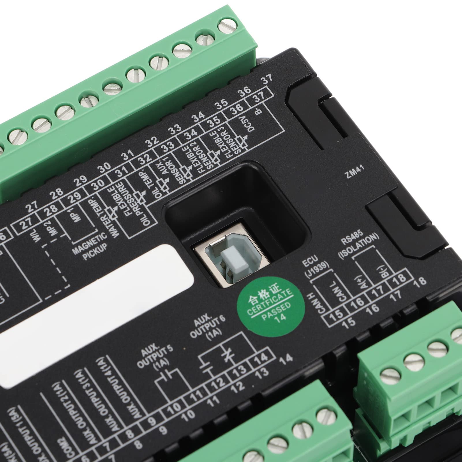 Módulo Controlador de Grupo Electrógeno Detección Automática de Parada de Arranque Duradera para Motores Diésel DC8-35V con Pantalla LCD y Diseño Impermeable