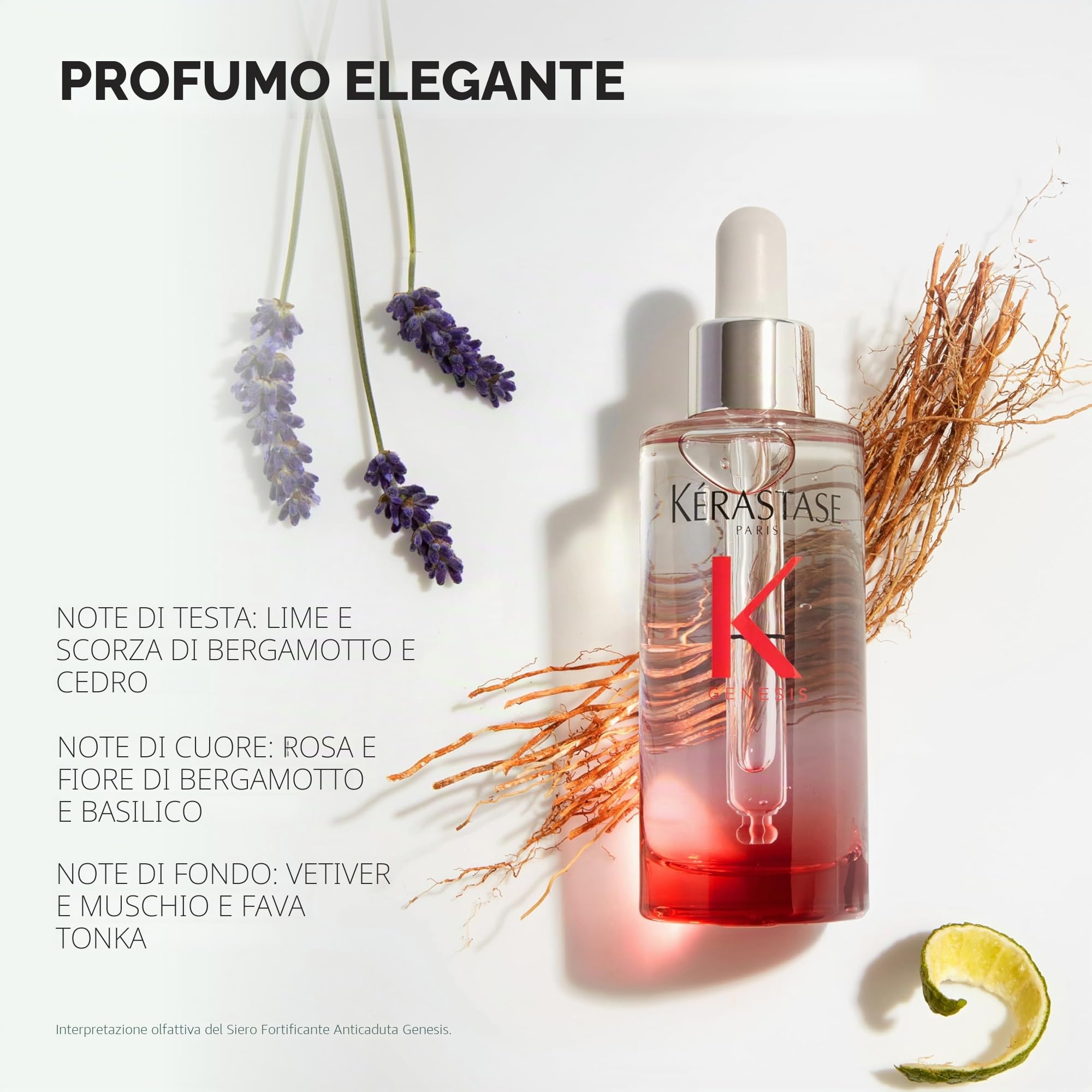 KÉRASTASE Genesis Hair Serum - Previene la caduta dei capelli dalla spazzolatura, rafforza i capelli deboli, arricchito con zenzero e caffeina, 97% in meno di rotture