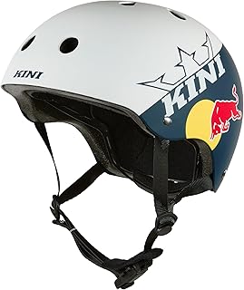 BB Kini Red Bull 1.0 - Casco de bicicleta de montaña (talla L, 58-64 cm), color azul y blanco
