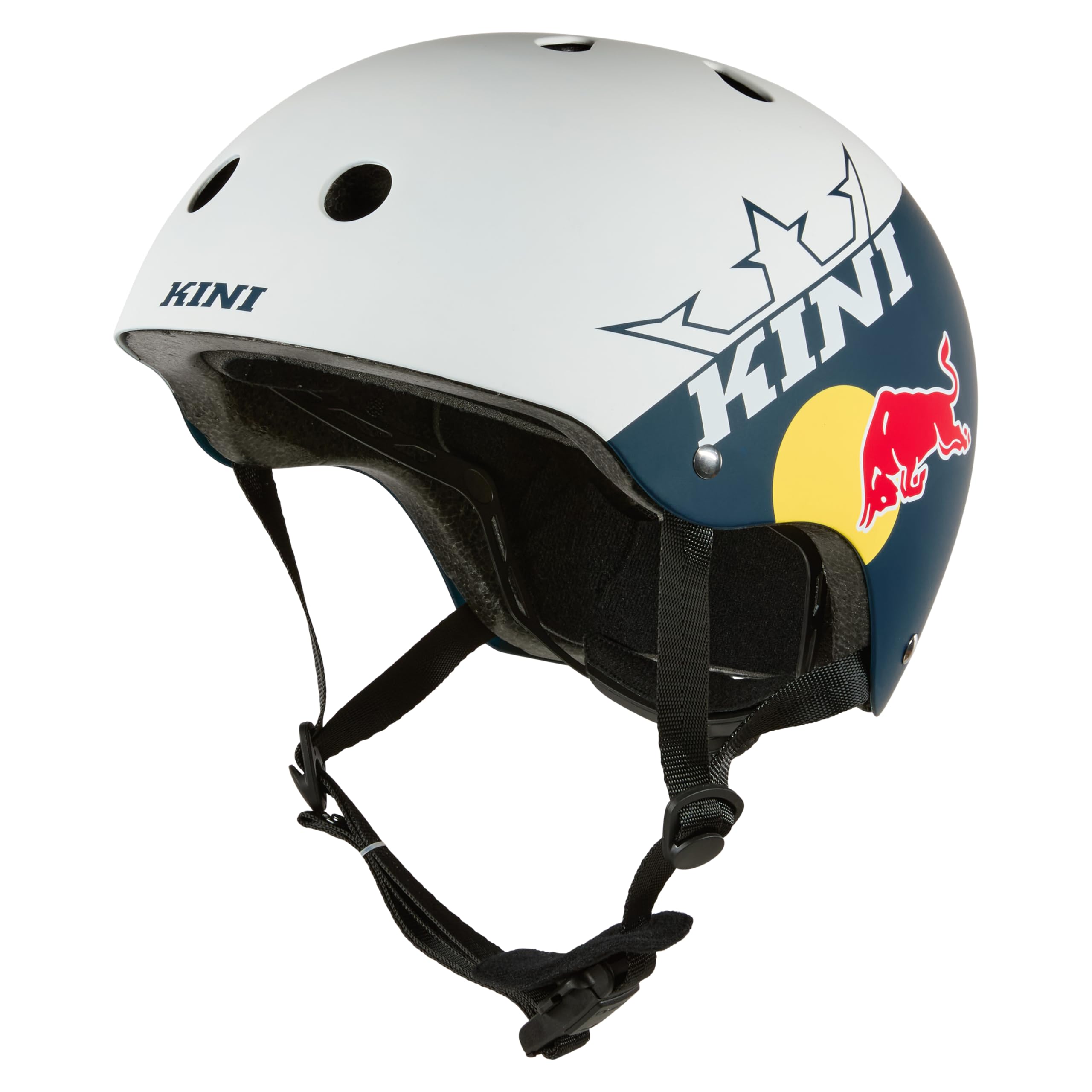 O'NEAL BB Kini Red Bull 1.0 - Casco de bicicleta de montaña (talla L, 58-64 cm), color azul y blanco