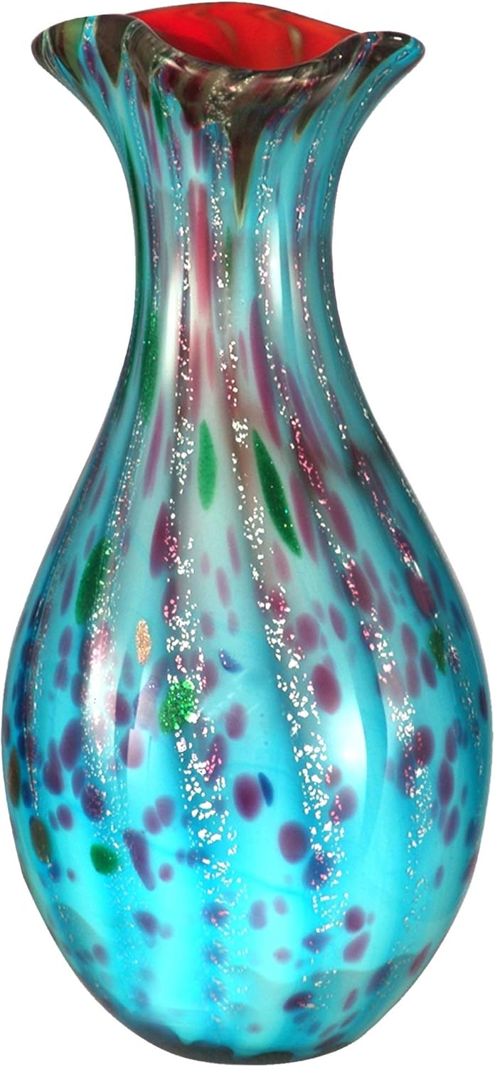 Dale Tiffany Lagood Hand Blown Art Vase