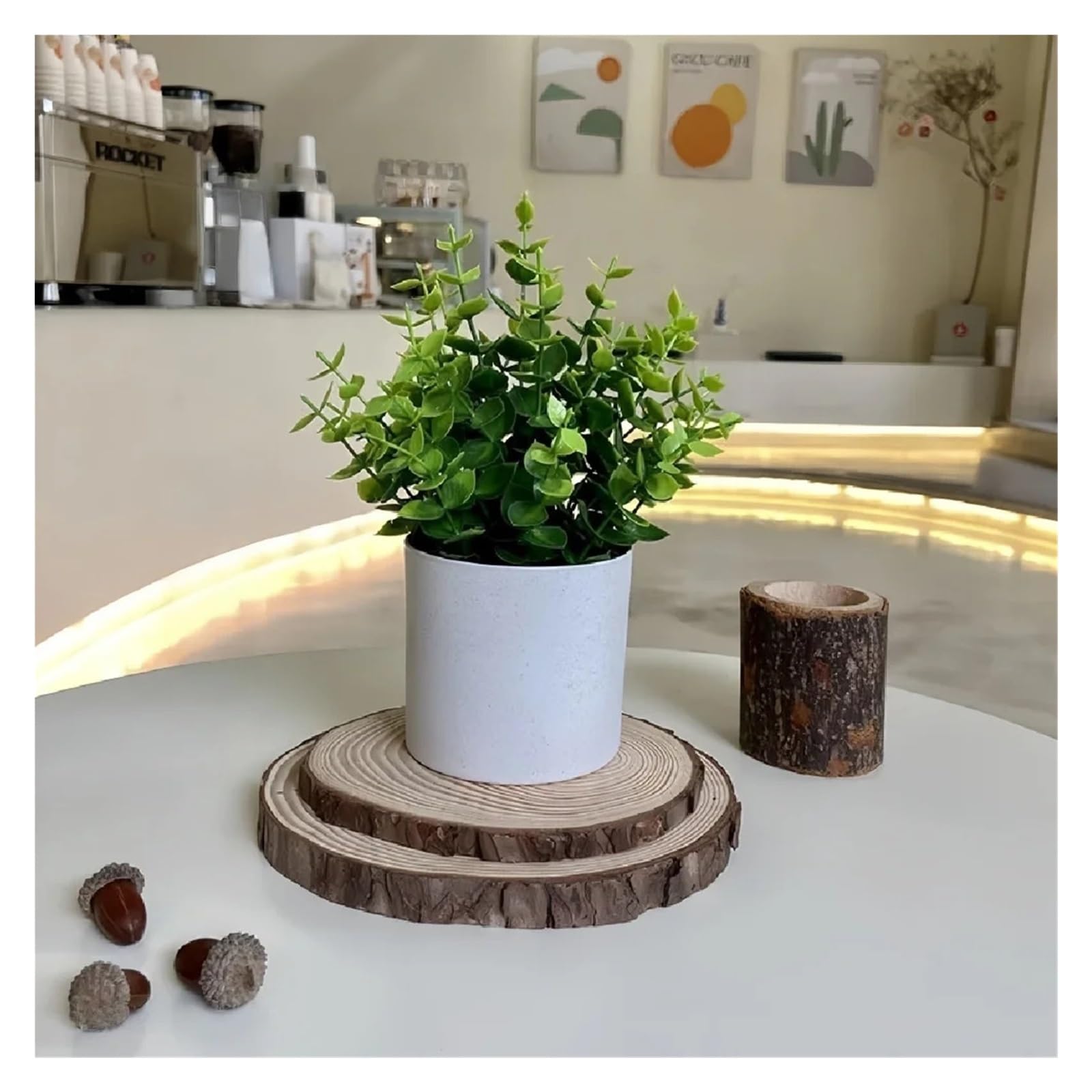 MZSKLW Small Artificial Plants Fake Potted Plants