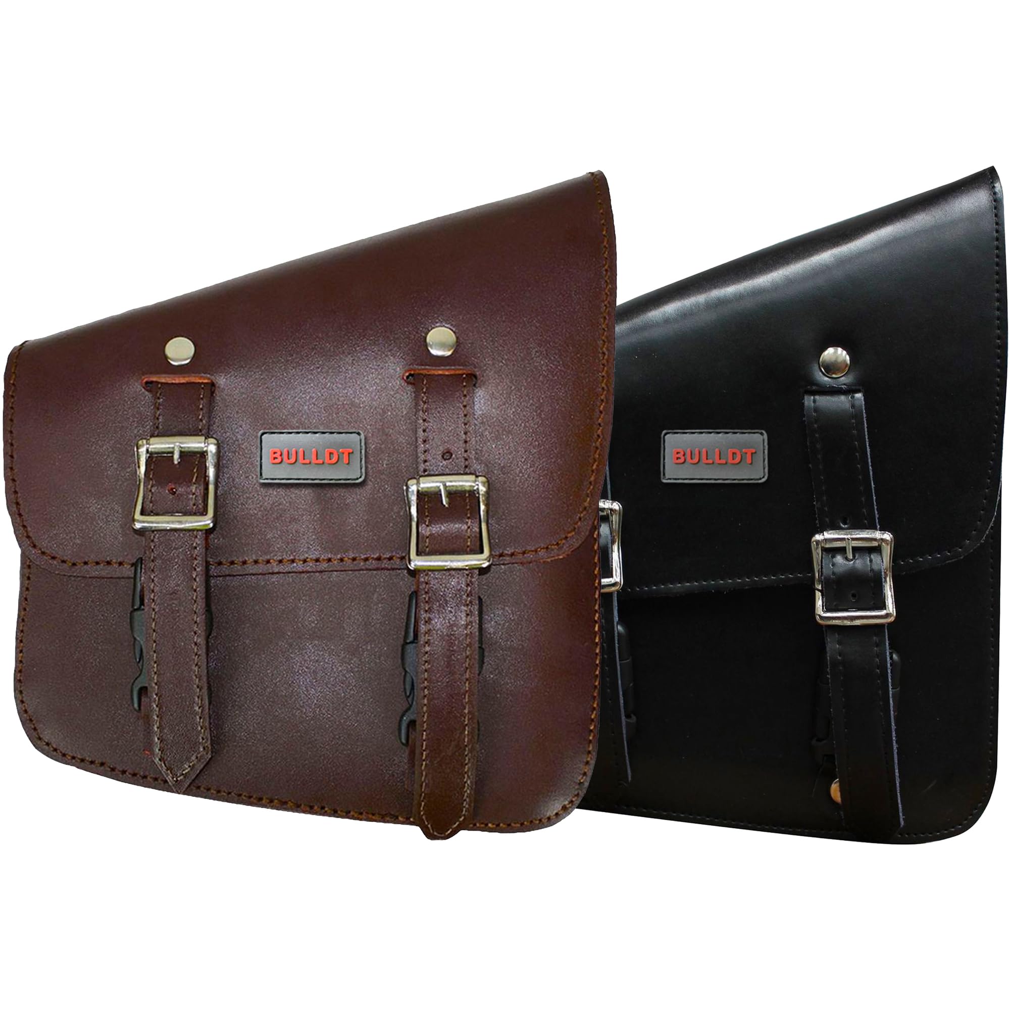 German Wear Solobag - Bolsa para sillín de moto, piel, color negro