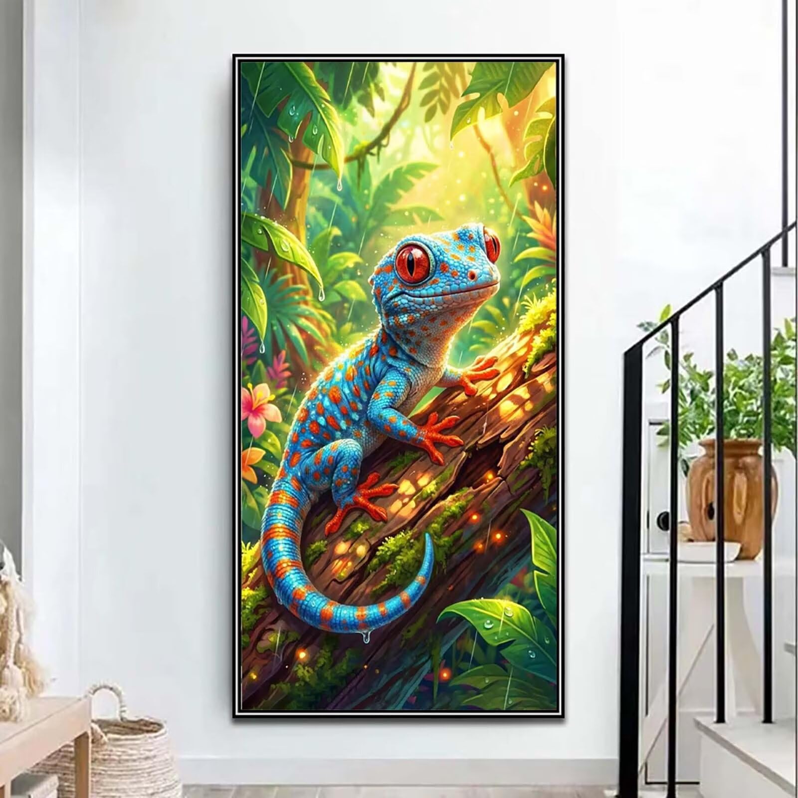 Diamentowe malowanie leśne, DIY diamentowe malowanie dorośli 60x120cm n5w