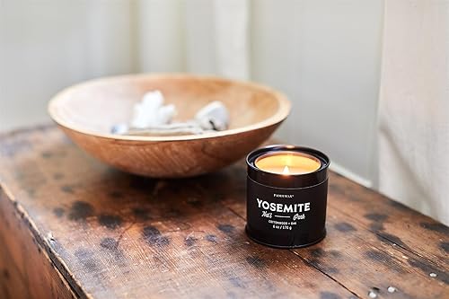 Vista 90 de Paddywax Candles - Vela perfumada de la colección Parks Juegos Olímpicos,Grandes Montañas Humeantes,Acadia,Secoyas,Glaciar,Yosemite,Gran