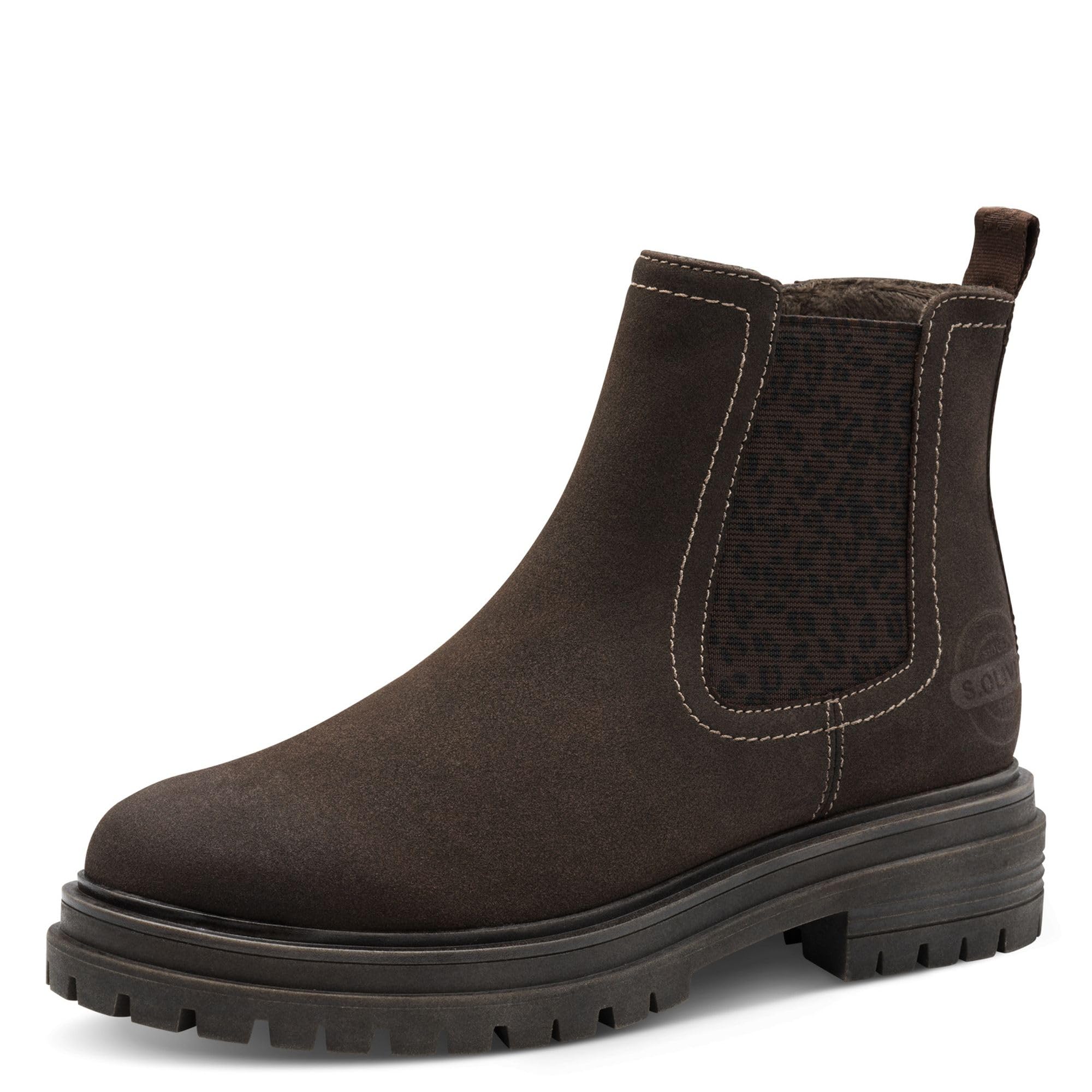 s.Oliver Women's Chelsea Boots 5-25449-43, mocha, 6 UK