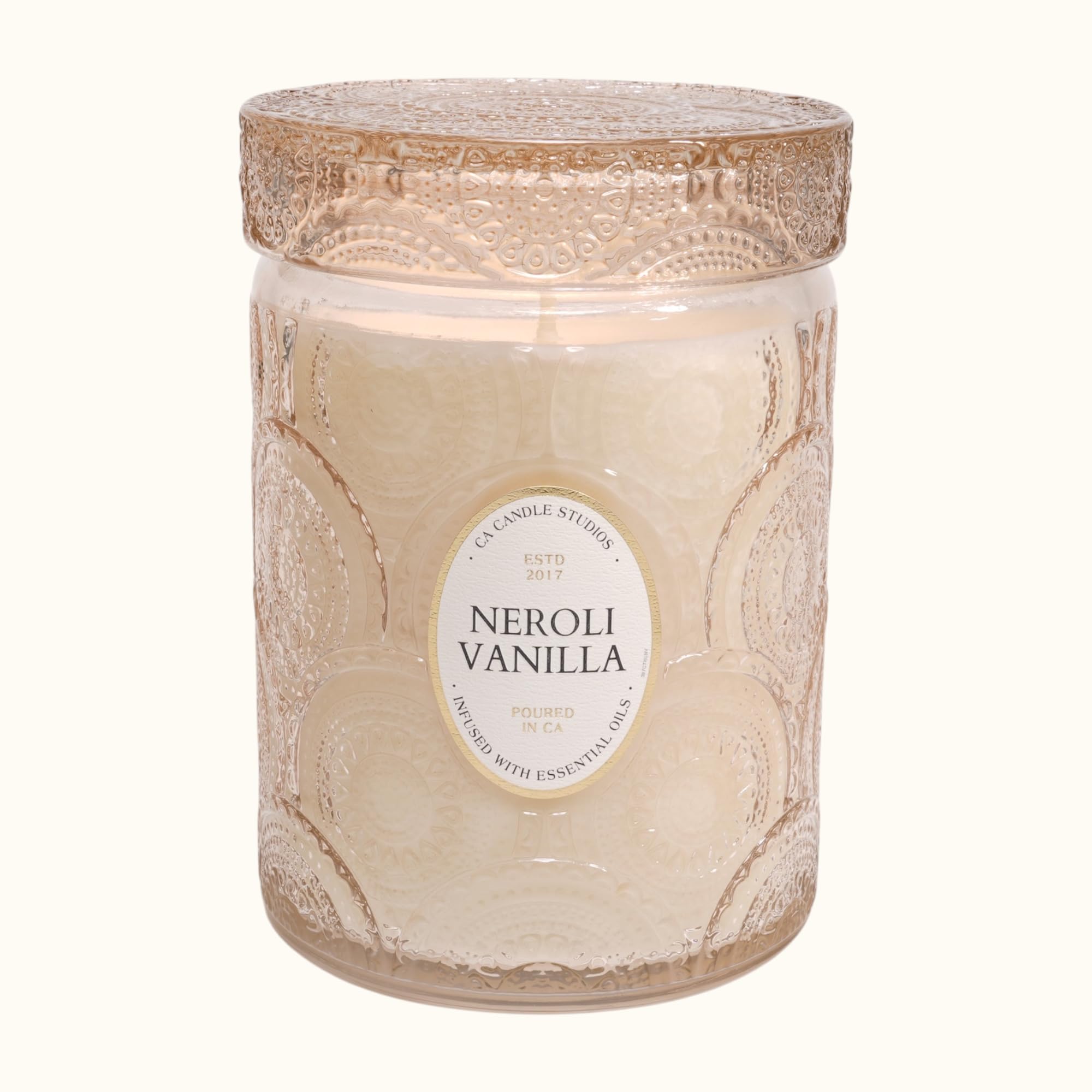 Amazon.com: LEOBEN CO – Neroli Vanilla Scented Candle – 18oz