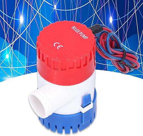 Miniatura 5 de Kit de bomba de sentina sumergible para barco, 12 V24 V, 3505007501100 GPH de acero inoxidable, carcasa ABS, resistente a la corrosión, filtro de