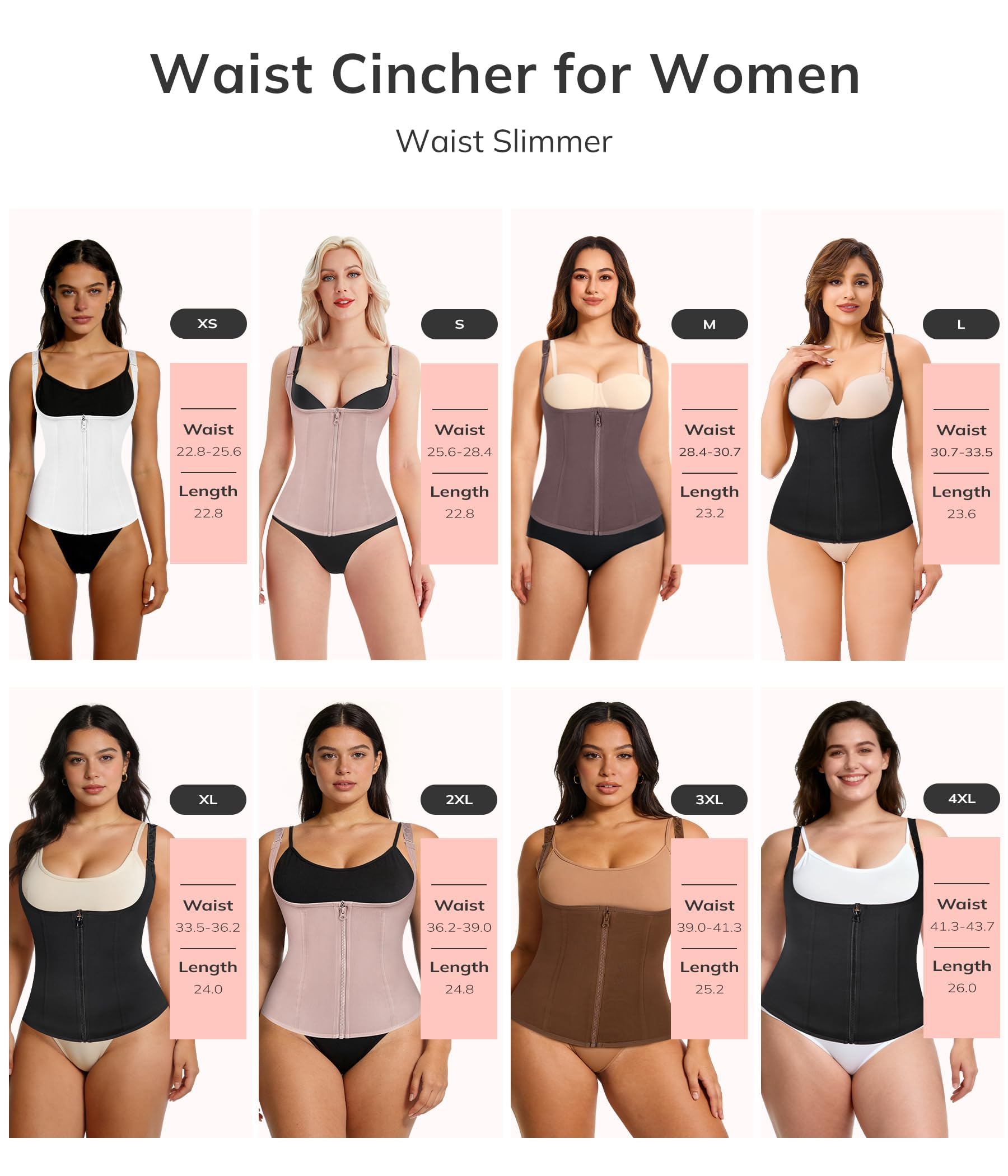 Junlan Femme Gaine Amincissante Ventre Plat – Corset Minceur Waist Trainer en Latex, Ceinture Serre Taille Invisible pour Sport, Fitness & Post-Partum, Body Sculptant Gainant