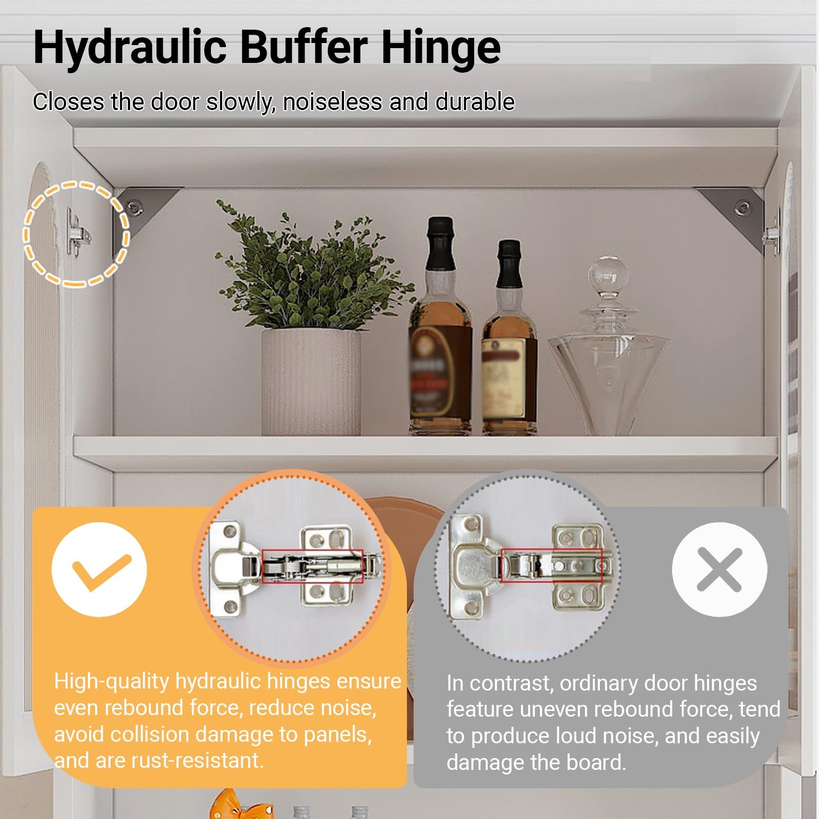 Drewniana szafka ścienna ze szklanymi drzwiami, szafka łazienkowa do kuchni, garażu