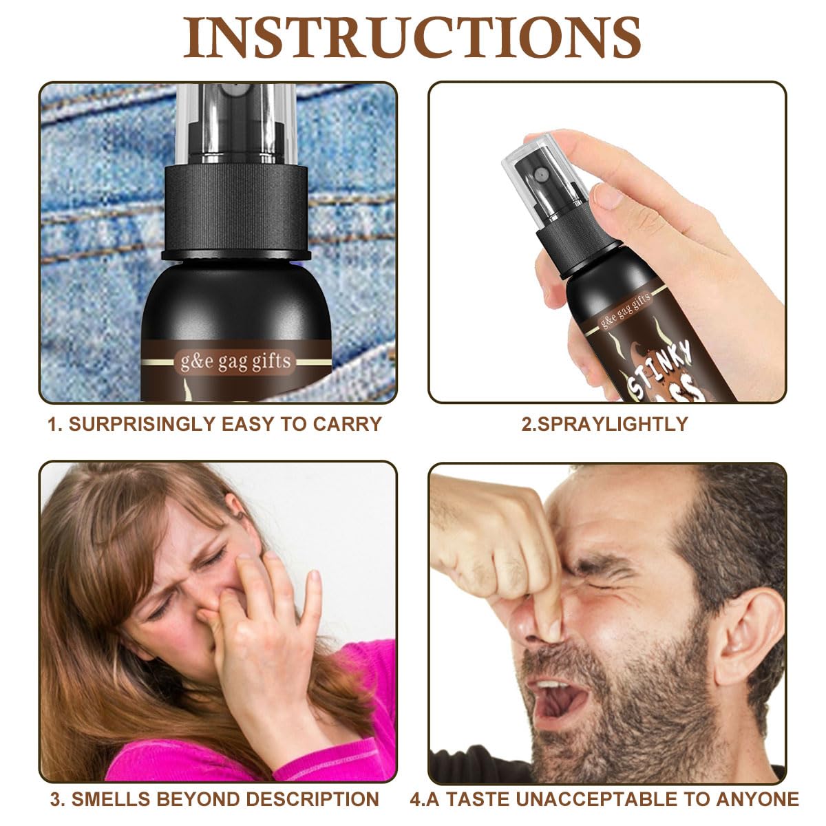 Toulifly Spray Puzzolente Liquido,Scherzi Giocattolo Puzzolente,Cattivo Odore di Scherzo,Spray di Scoreggia,Halloween Odore Spray,Puzzolente Odore,Giocattoli per Scherzi,Giocattoli per Scherzi(30 ml)