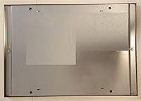 Vista 5 de Marco de permiso de ascensor 8.5X11 (bloqueable, acero inoxidable, uso comercial resistente)