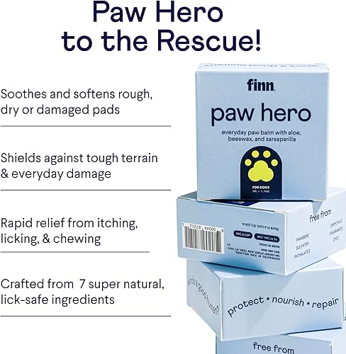 Miniatura 3 de Paw Hero - Bálsamo de patas para perros, a base de plantas, seguro para lamer, hidratante y curativo, súper bálsamo para patas secas, agrietadas y