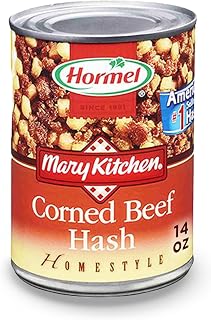 HORMEL Mary Kitchen Corned Beef Hash 14 oz Cans (8 Pack) - America's #1 Hash, 17g Protein, Crispy Breakfast Favorite