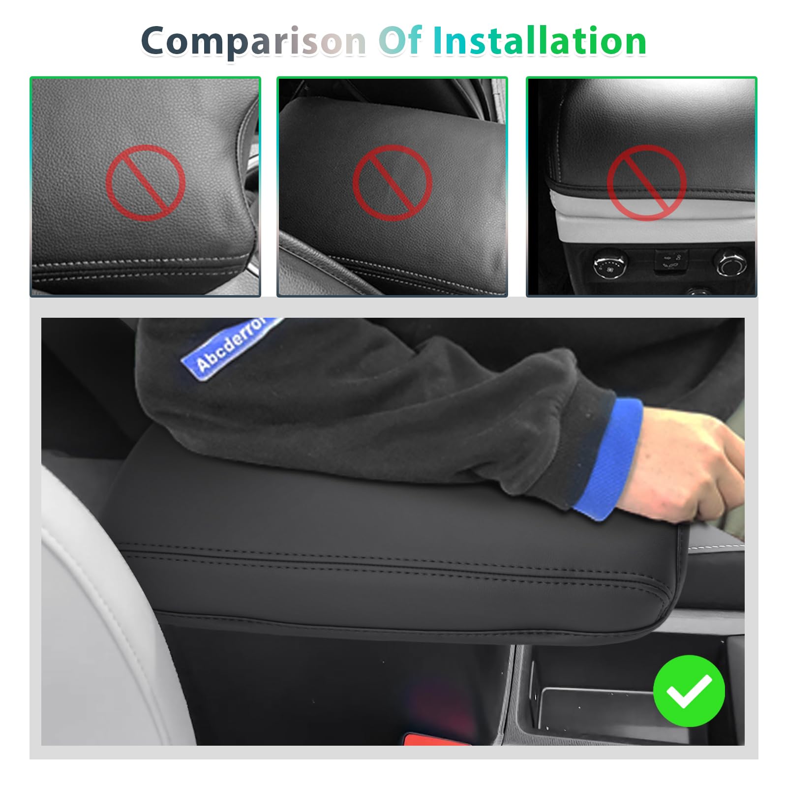 GAFAT Compatibile con Nuova Opel Frontera 2025 2026 2027 Hybrid EV Bracciolo Copertura, Accessori Frontera GS 2026 Console Centrale Braccioli Protezione Pelle Imbottitura