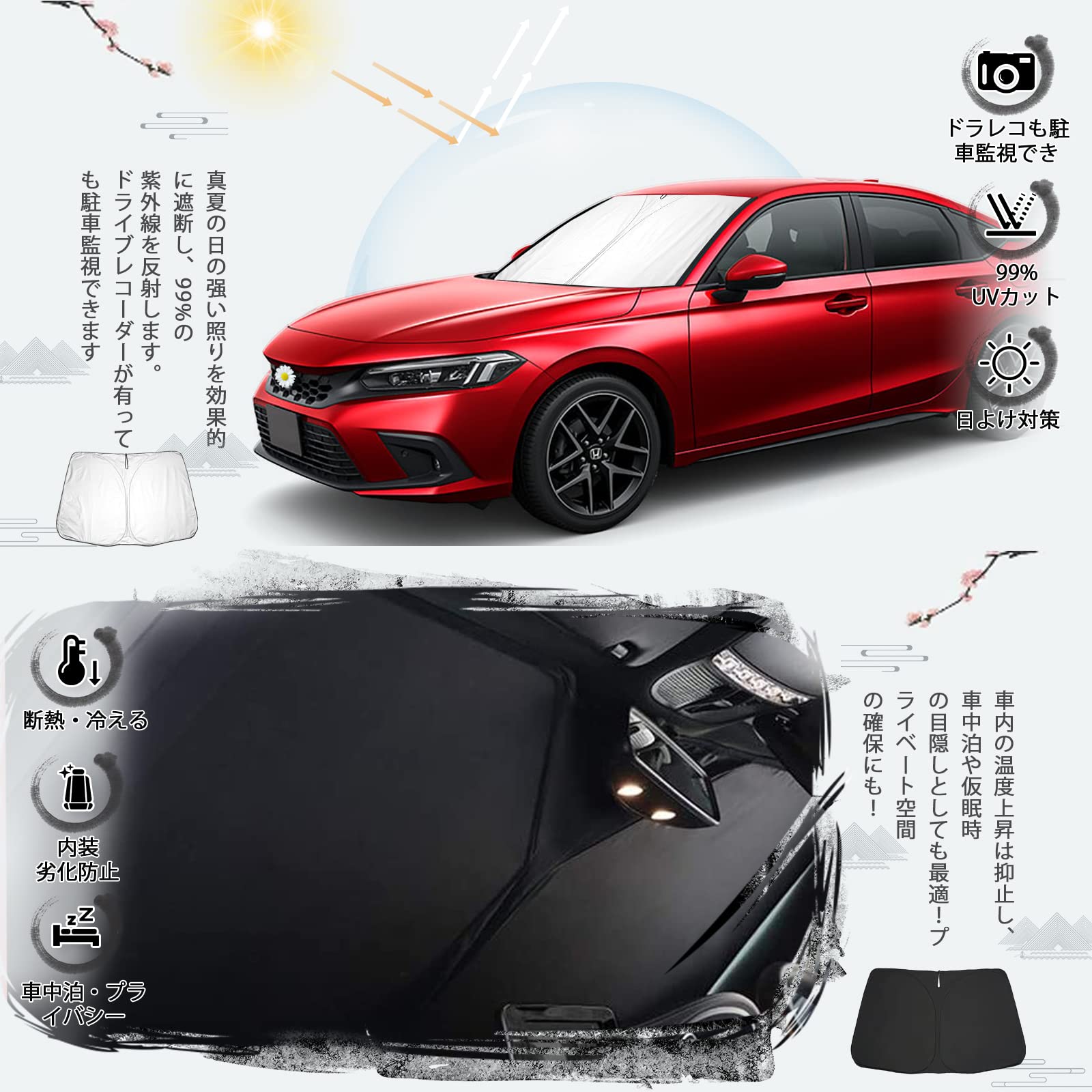Amazon.co.jp: ruiya ホンダ 新型シビック fl1 11代目 専用